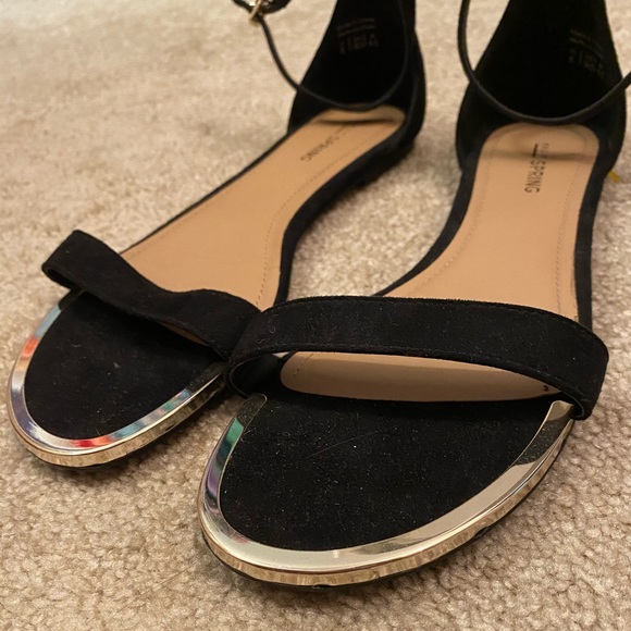 Suede black sandals - Picture 2 of 5